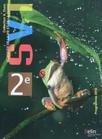 SVT, sciences de la vie et de la Terre 2de : programme 2010