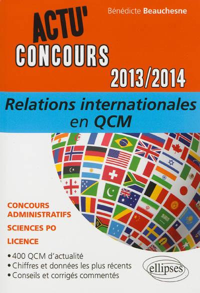 Relations internationales 2013-2014 en QCM