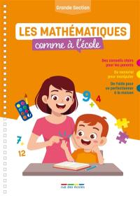 Les mathématiques comme à l'école : grande section