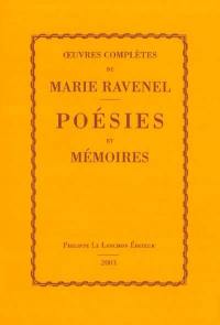 Poésies et mémoires : oeuvres complètes