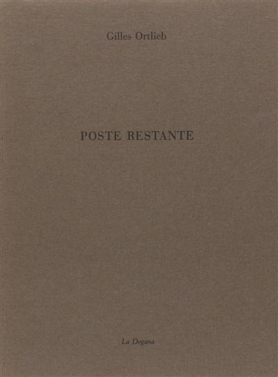 Poste restante