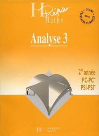 Analyse 2e année, PC-PC*, PSI-PSI*. Vol. 3. Analyse fonctionnelle et calcul différentiel