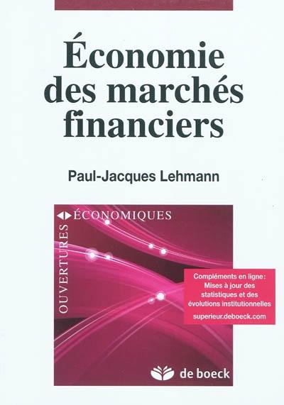 Economie des marchés financiers