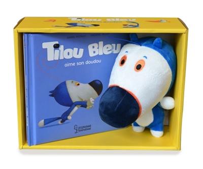 Tilou Bleu. Tilou Bleu aime son doudou : coffret peluche