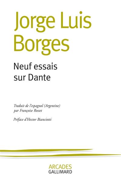 Neuf essais sur Dante