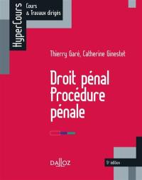 Droit pénal, procédure pénale