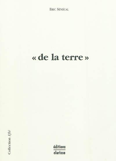 De la terre