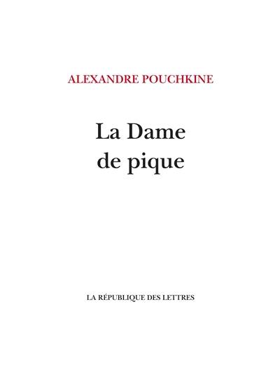 La dame de pique