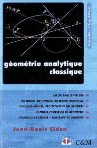 Géométrie analytique classique