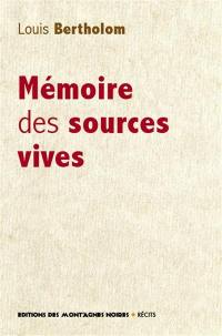 Mémoire des sources vives