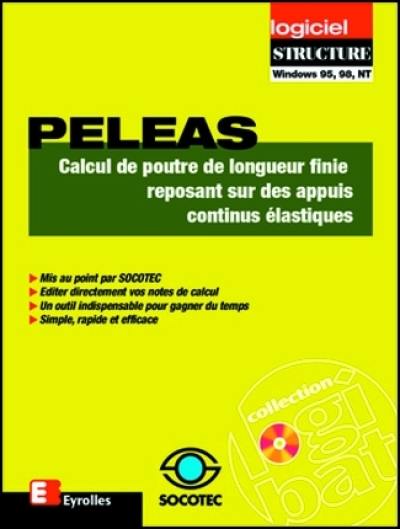 Logiciel Peleas : calcul de poutre de longueur finie reposant sur des appuis continus élastiques