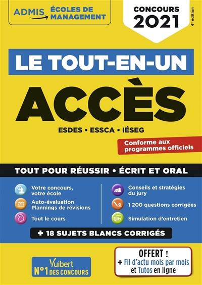 Accès : ESDES, ESSCA, IESEG : le tout-en-un, concours 2021