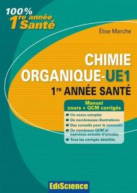 Chimie organique L1 Santé : cours, exercices, QCM et annales corrigés