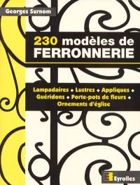 230 modèles de ferronnerie