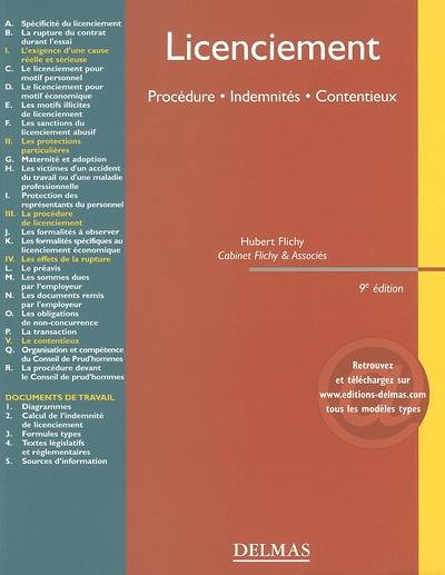 Licenciements : procédure, indemnités, contentieux