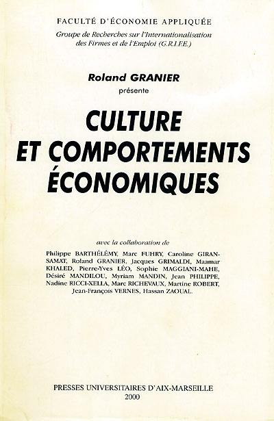 Culture et comportements économiques