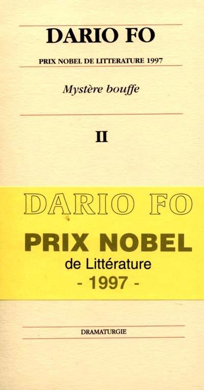 Dario Fo. Vol. 2. Mystère bouffe