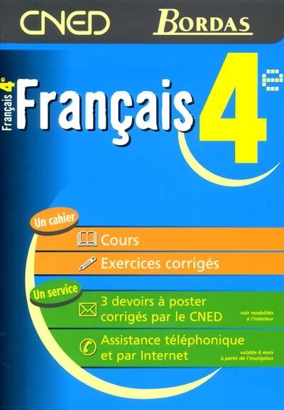 Français 4e : un cahier, un soutien