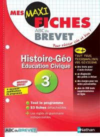 Histoire-géo, éducation civique, 3e