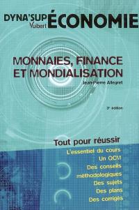 Monnaies, finance et mondialisation