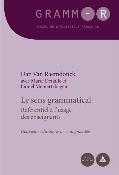 Le sens grammatical : référentiel à l'usage des enseignants