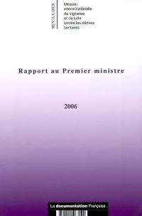 Rapport au Premier ministre 2006