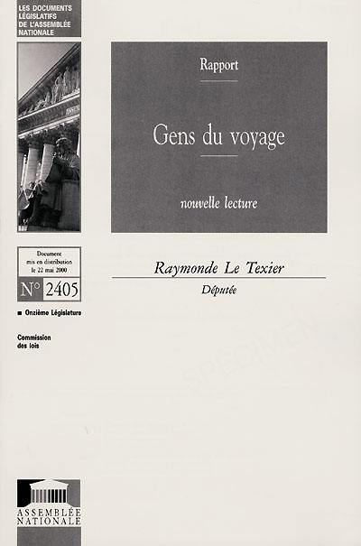 Gens du voyage : rapport, nouvelle lecture