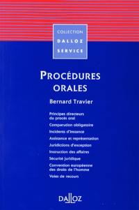 Procédures orales