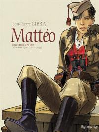 Mattéo. Cinquième époque (septembre 1936-janvier 1939)