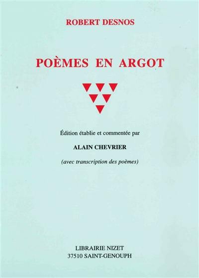 Poèmes en argot