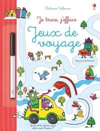 Jeux de voyage : je trace, j'efface