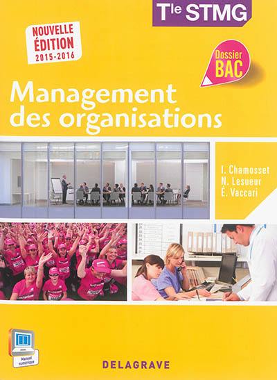 Management des organisations, terminale STMG