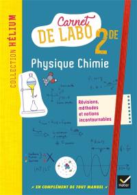 Physique chimie 2de : carnet de labo