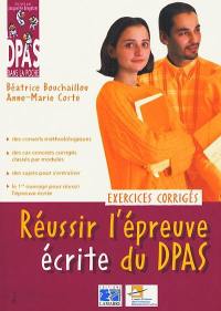 Réussir l'épreuve écrite du DPAS