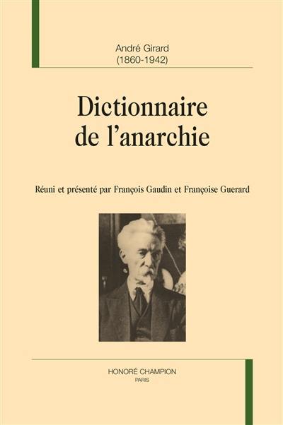 Dictionnaire de l'anarchie