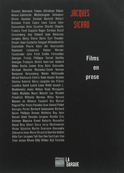 Films en prose