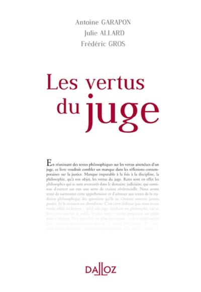 Les vertus du juge