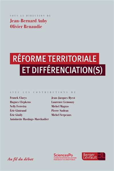 Réforme territoriale et différenciation(s)