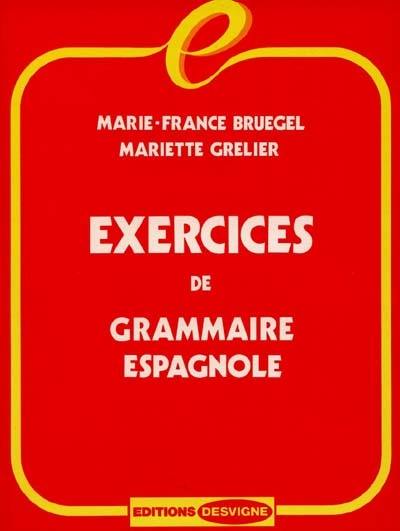 Exercices de grammaire espagnole