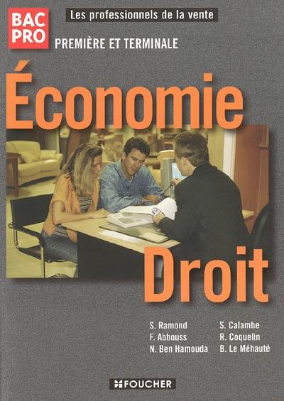 Economie, droit bac pro 1re et terminale