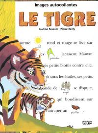 Le tigre : images autocollantes