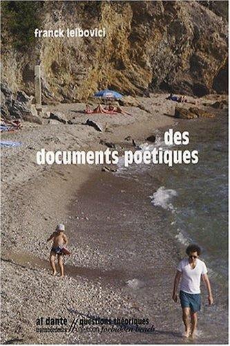 Des documents poétiques