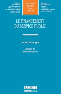 Le financement du service public