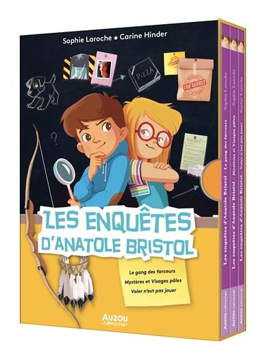 Les enquêtes d'Anatole Bristol : coffret bibliothèque tomes 1, 2, 3