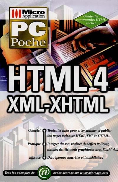 HTML 4, XML, XHTML