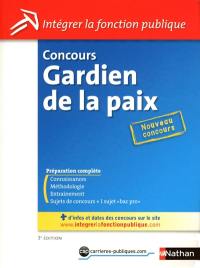 Concours gardien de la paix