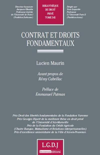 Contrat et droits fondamentaux