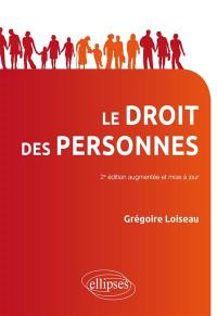 Le droit des personnes