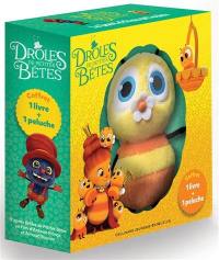 Drôles de petites bêtes : coffret 1 livre + 1 peluche