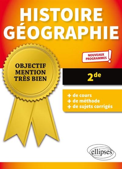 Histoire géographie 2de : nouveaux programmes